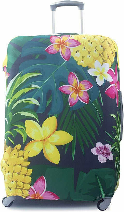 American Green Travel Print 28-30 in. Pineapple Suitcase Protector Luggage Cover