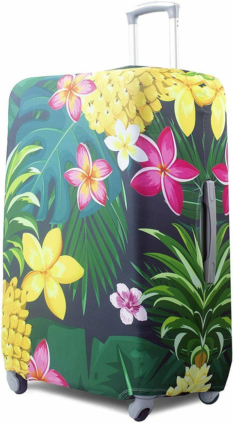 American Green Travel Print 28-30 in. Pineapple Suitcase Protector Luggage Cover