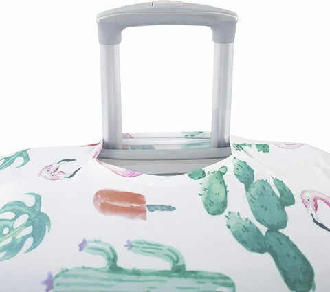 American Green Travel Print 28-30 in. Flamingo Suitcase Protector Luggage Cover