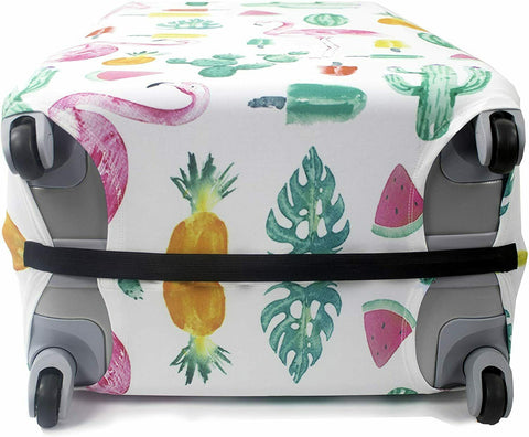 American Green Travel Print 28-30 in. Flamingo Suitcase Protector Luggage Cover