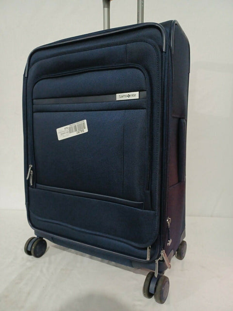 $580 New Samsonite Insignis 16 25" Expandable Spinner Suitcase Luggage Blue