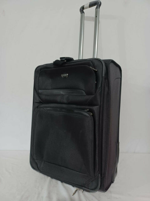 Delsey Travel/Luggage Case Black 25" Two Wheeled Medium Check In Suitcase