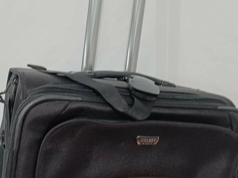 Delsey Travel/Luggage Case Black 25" Two Wheeled Medium Check In Suitcase