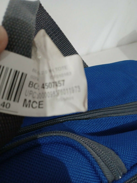 Delsey Blue 17" Two Wheeled Carry On Under seat Suitcase