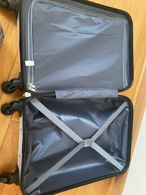 New Prodigy Resort 20" Carry-On Fashion Hardside Spinner Luggage Marble White