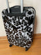 New Prodigy Resort 20" Carry-On Fashion Hardside Spinner Luggage BLACK LEOPARD