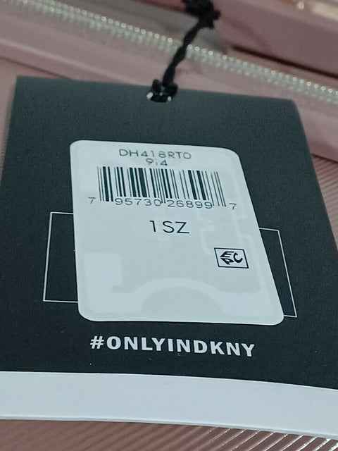 1$495 New DKNY Rapture 25" Hard Spinner Suitcase Luggage Medium Check In Rose