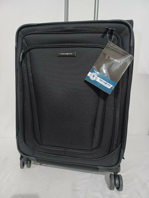 $580 Samsonite Silhouette 16  25" Expandable Spinner Suitcase Luggage Black