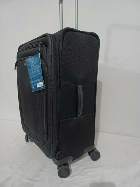 $580 Samsonite Silhouette 16  25" Expandable Spinner Suitcase Luggage Black