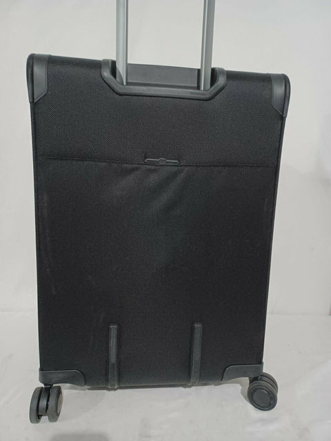 $580 Samsonite Silhouette 16  25" Expandable Spinner Suitcase Luggage Black
