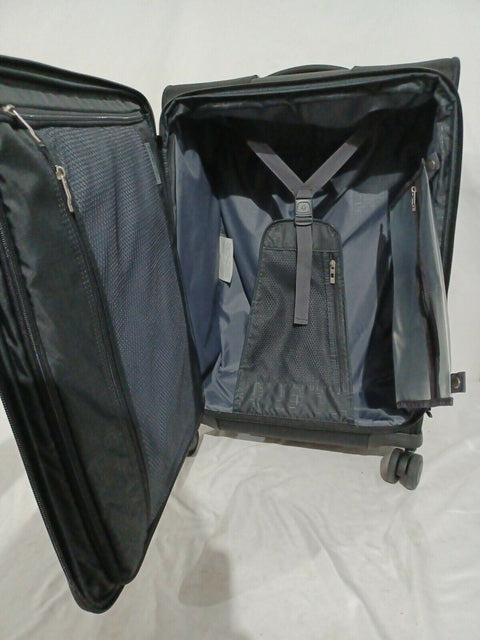 $580 Samsonite Silhouette 16  25" Expandable Spinner Suitcase Luggage Black
