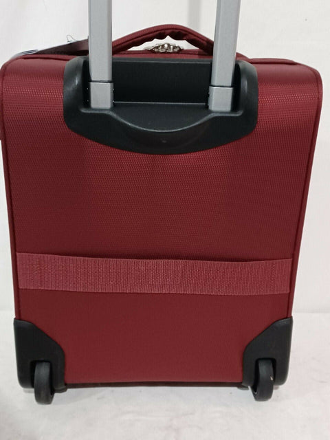 $320 Ricardo La Jolla 16" Softside Rolling Carry-On Under seat Luggage Purple