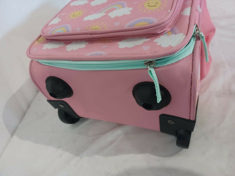 $160 New Crckt Kids 20" Unicorn Carry-On Suitcase Luggage Pink