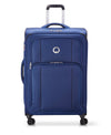 Delsey Optimax Lite 2.0 Expandable 28" Large Check-in Spinner Blue Luggage Tsa