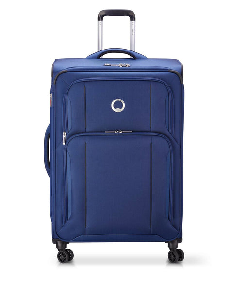 Delsey Optimax Lite 2.0 Expandable 28" Large Check-in Spinner Blue Luggage Tsa