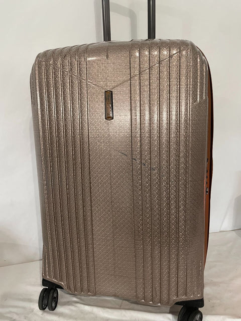 $600 Hartmann 7R 28" HardCase Spinner Suitcase Luggage Large Check In Rose Gold