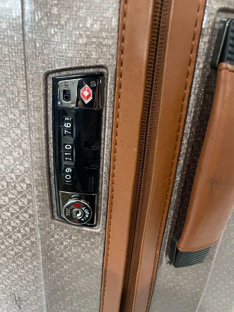 $600 Hartmann 7R 28" HardCase Spinner Suitcase Luggage Large Check In Rose Gold