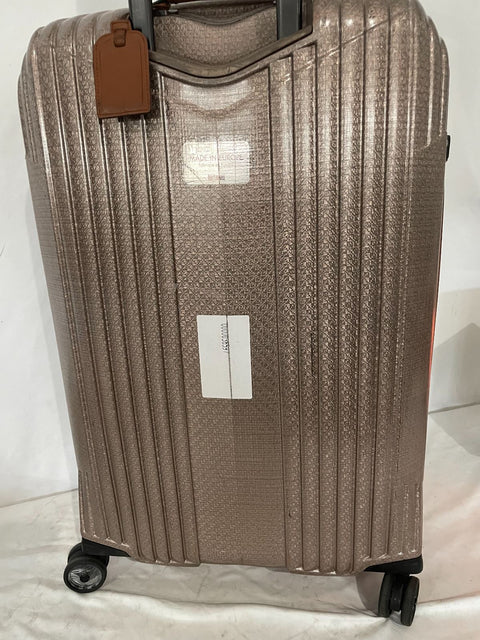 $600 Hartmann 7R 28" HardCase Spinner Suitcase Luggage Large Check In Rose Gold