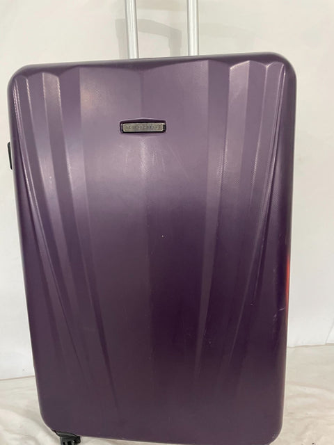 $380 Travel Select Courtland 30" Luggage Hard-case Check In Suitcase Purple TSA