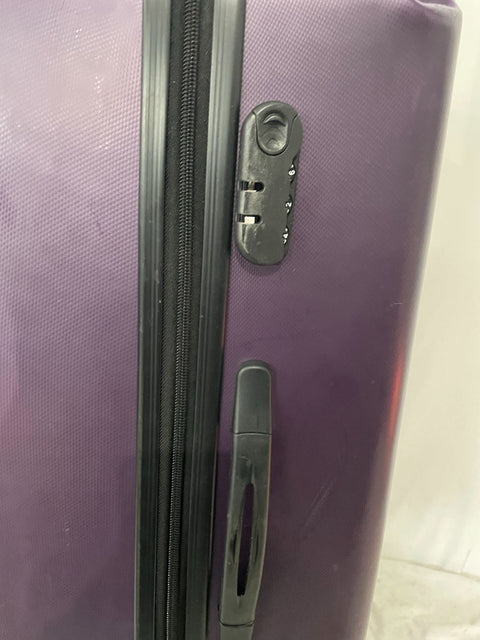 $380 Travel Select Courtland 30" Luggage Hard-case Check In Suitcase Purple TSA