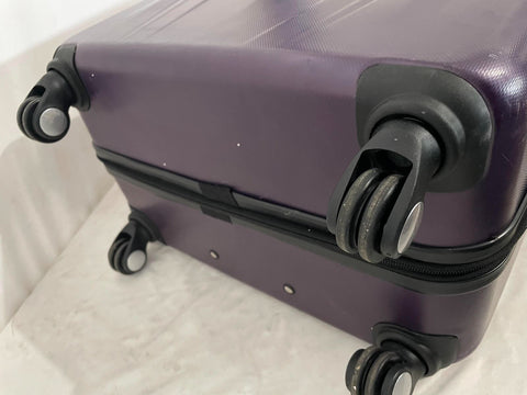 $380 Travel Select Courtland 30" Luggage Hard-case Check In Suitcase Purple TSA