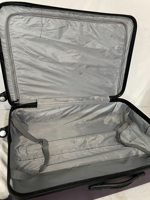 $380 Travel Select Courtland 30" Luggage Hard-case Check In Suitcase Purple TSA