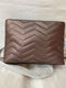 $298 New KATE SPADE Women's Medium crossbody Shoulder Bag Metallic Brown Quilted