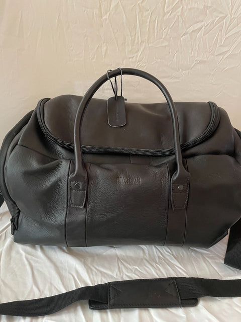 $720 Kenneth Cole Reaction Colombian Leather 20" Single Compartment Duffel Bag