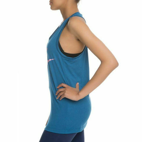 New NIKE Women's Sleeveless NIKE Logo Sleeveless Essential Tank Top Size M