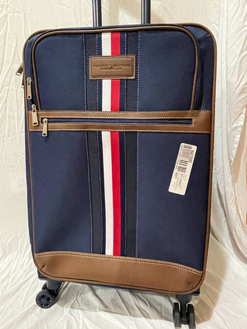 $425 Tommy Hilfiger Hartford 28" Check-In Luggage Suitcase Red Spinner