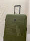 $280 Tag Riverside 24'' Hard Spinner Lightweight Suitcase Luggage Olive Green