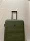 $280 Tag Riverside 24'' Hard Spinner Lightweight Suitcase Luggage Olive Green