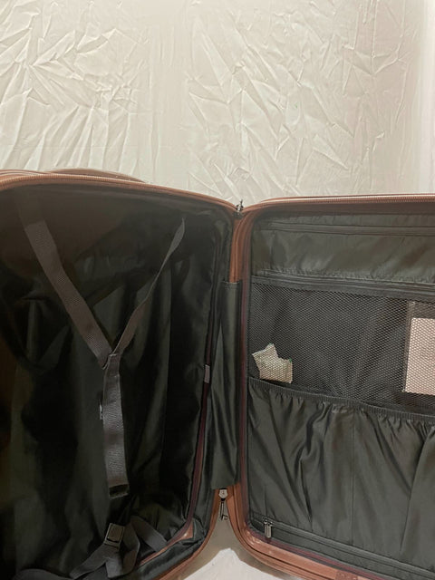 $560 DELSEY St. Tropez 24" Hard-side Spinner Luggage Suitcase Black Check-In