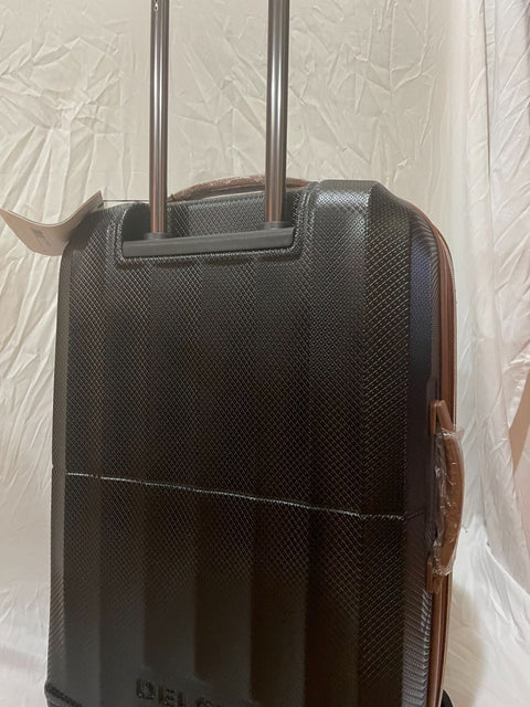 $560 DELSEY St. Tropez 24" Hard-side Spinner Luggage Suitcase Black Check-In