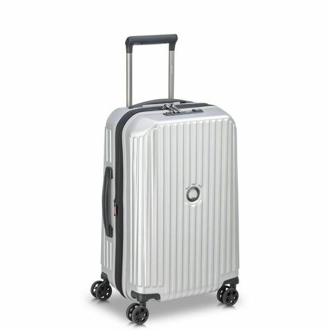 $560 New DELSEY Paris Securitime Expandable Luggage Spinner Wheels Carry On 21"