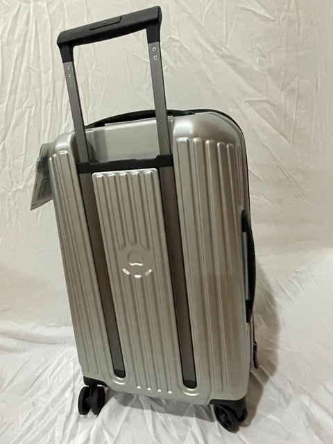 $560 New DELSEY Paris Securitime Expandable Luggage Spinner Wheels Carry On 21"