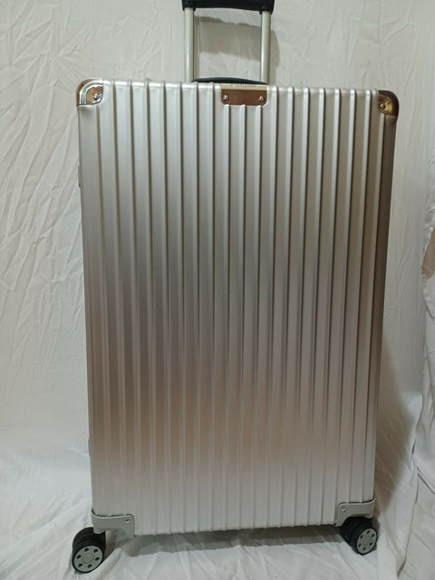 New Rimowa Classic Large Check in 31" Luggage Aluminum Silver Suitcase TSA Lock