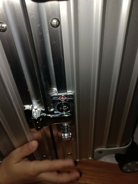 New Rimowa Classic Large Check in 31" Luggage Aluminum Silver Suitcase TSA Lock
