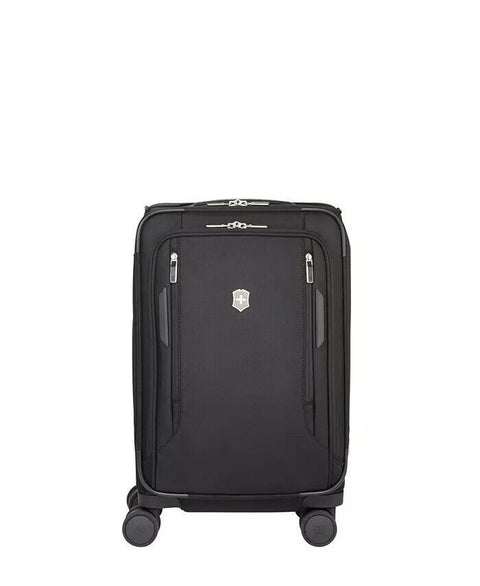 $900 Victorinox Swiss Army VX Avenue 22" Frequent Flyer Carry-On Black Luggage