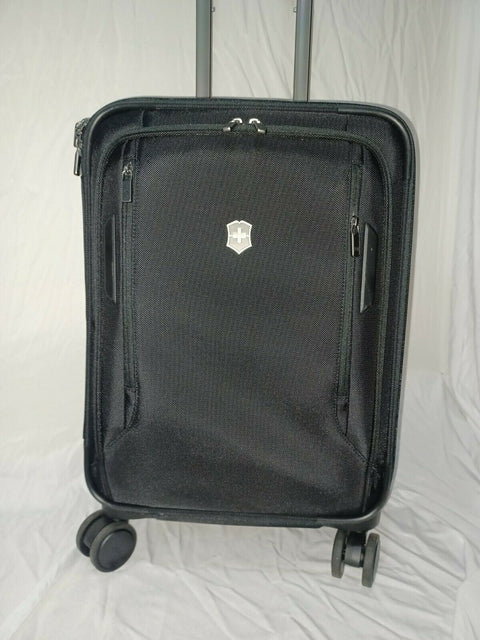 $900 Victorinox Swiss Army VX Avenue 22" Frequent Flyer Carry-On Black Luggage