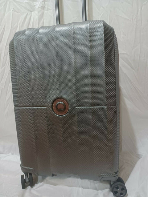 $560 DELSEY St. Tropez 24" Hard Spinner Luggage Suitcase Gray Medium Spinner