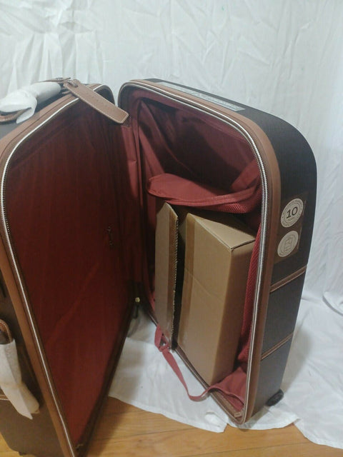 $870 DELSEY Paris Chatelet Air Hardside Luggage Spinner Chocolate 28" Suitcase