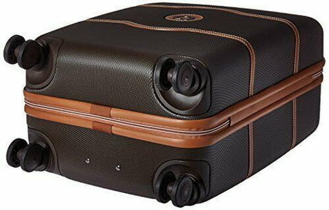 $870 DELSEY Paris Chatelet Air Hardside Luggage Spinner Chocolate 28" Suitcase