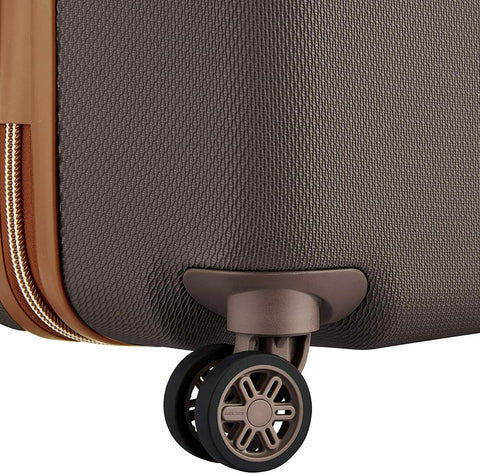 $870 DELSEY Paris Chatelet Air Hardside Luggage Spinner Chocolate 28" Suitcase