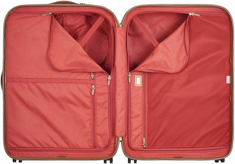 $870 DELSEY Paris Chatelet Air Hardside Luggage Spinner Chocolate 28" Suitcase