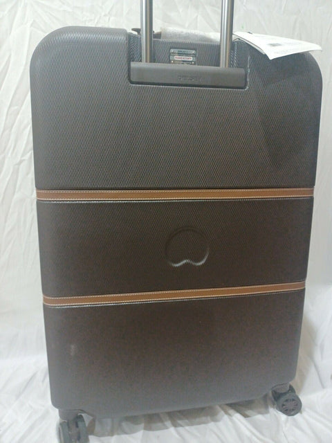$870 DELSEY Paris Chatelet Air Hardside Luggage Spinner Chocolate 28" Suitcase