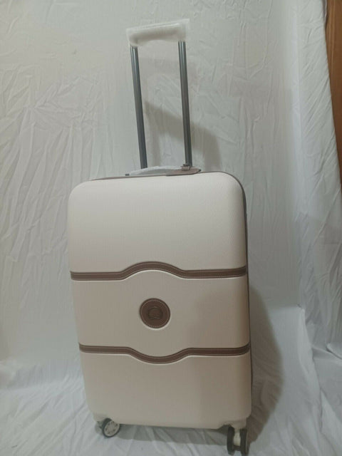 $780 DELSEY Paris Chatelet Air Hardside Luggage Spinner Champagne 24" Suitcase