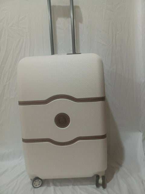 $780 DELSEY Paris Chatelet Air Hardside Luggage Spinner Champagne 24" Suitcase