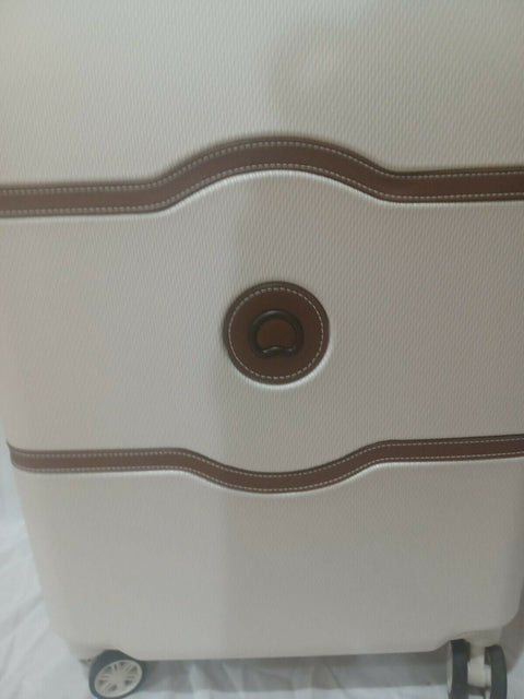 $780 DELSEY Paris Chatelet Air Hardside Luggage Spinner Champagne 24" Suitcase