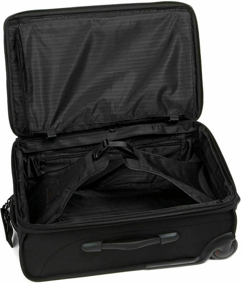 $595 Tumi Alpha Frequent Traveler 22" Zippered Expandable Carry-on Luggage Black